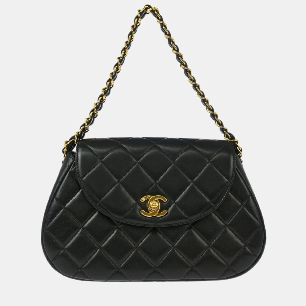 Chanel Black Lambskin Handbag