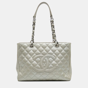 Chanel Gold Caviar Grand Shopping Tote