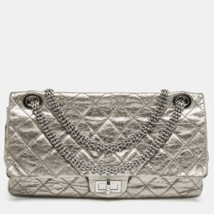 Chanel Metallic Quilted Aged Leather 228 Reissue 2.55 Flap Bag