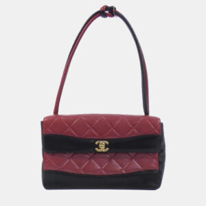 Chanel Black Leather Shoulder Bag