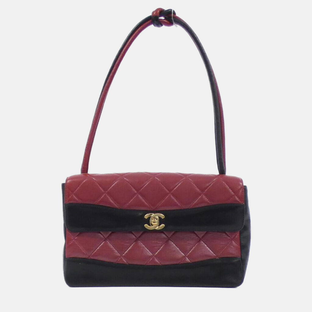 luxury-women-chanel-used-handbags-p1157325-009 Chanel Black Leather Shoulder Bag