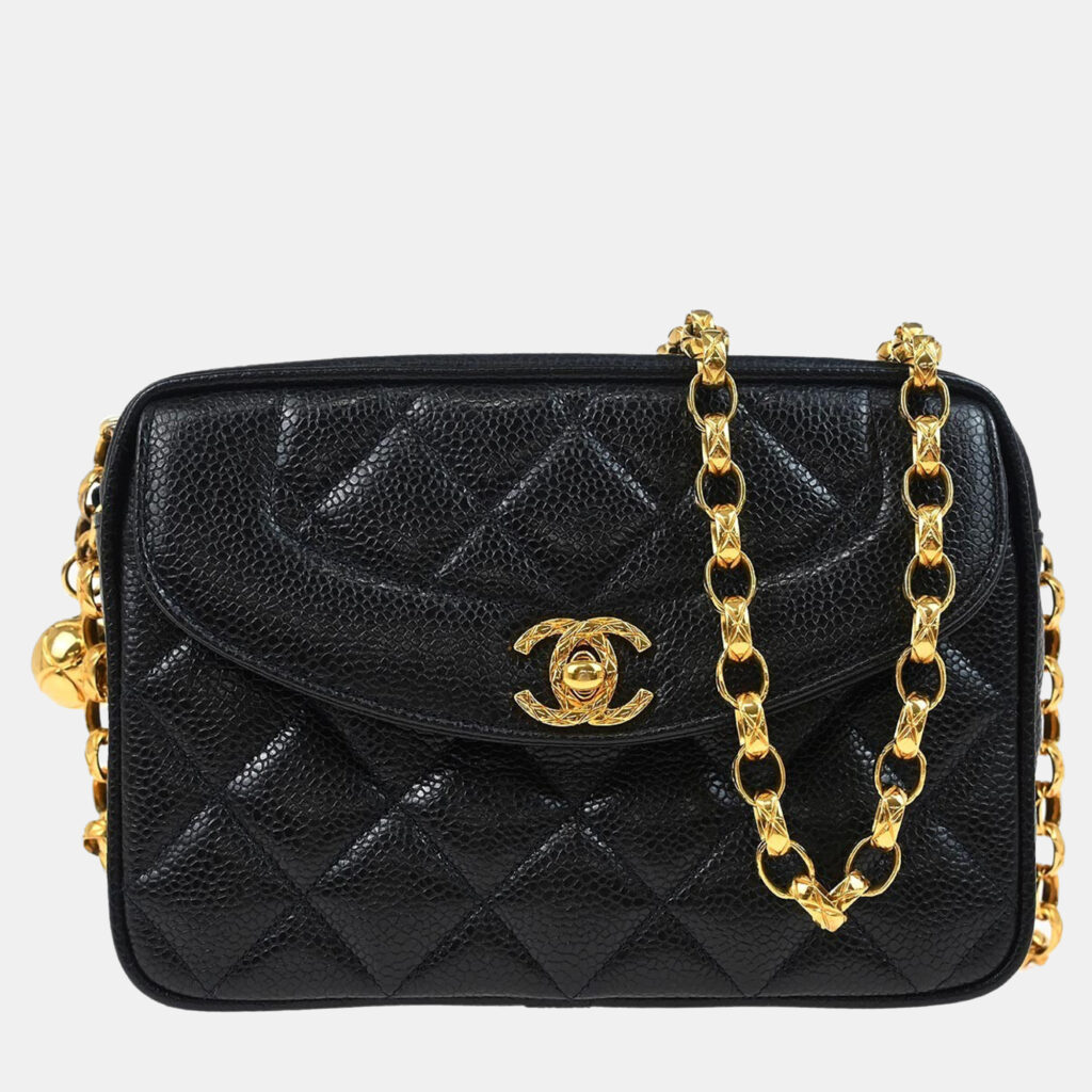 luxury-women-chanel-used-handbags-p1159185-006 Chanel Black Calfskin Mini Camera Bag