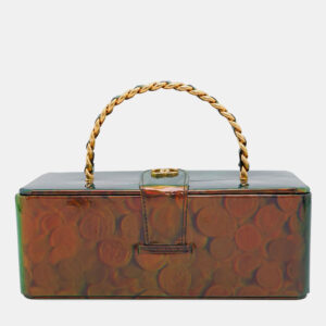 Chanel Multicolor Patent Leather Coin Motif 3D Hologram Chain Handbag