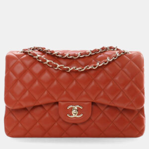 Chanel  Black Lambskin Rectangular Mini So Top Handle Classic Flap Bag