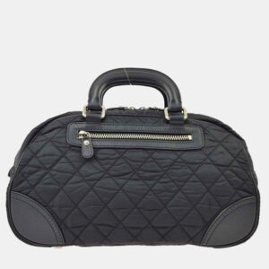 Chanel Black Nylon and Calfskin Paris-New York Duffle Bag