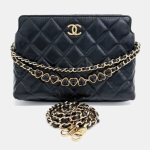 heart chain shoulder bag