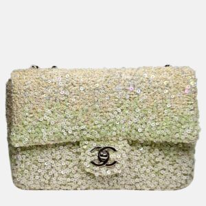 Chanel  Mini Rectangle Sequin Flap Bag SS23