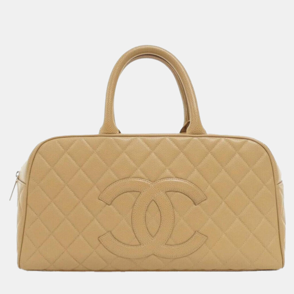 luxury-women-chanel-used-handbags-p1166244-010 Chanel Beige Boston Bag