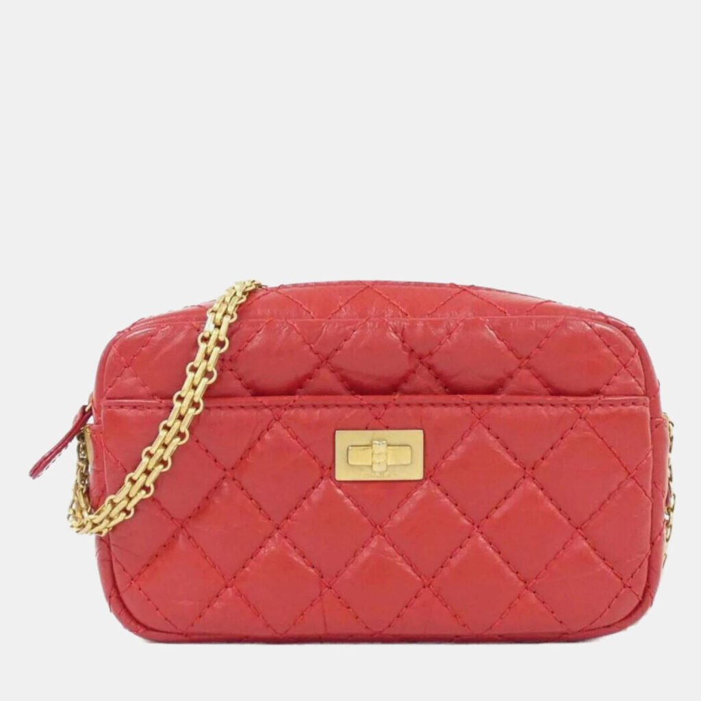 luxury-women-chanel-used-handbags-p1167993-008 Chanel Quilted Red Calfskin Shoulder Bag