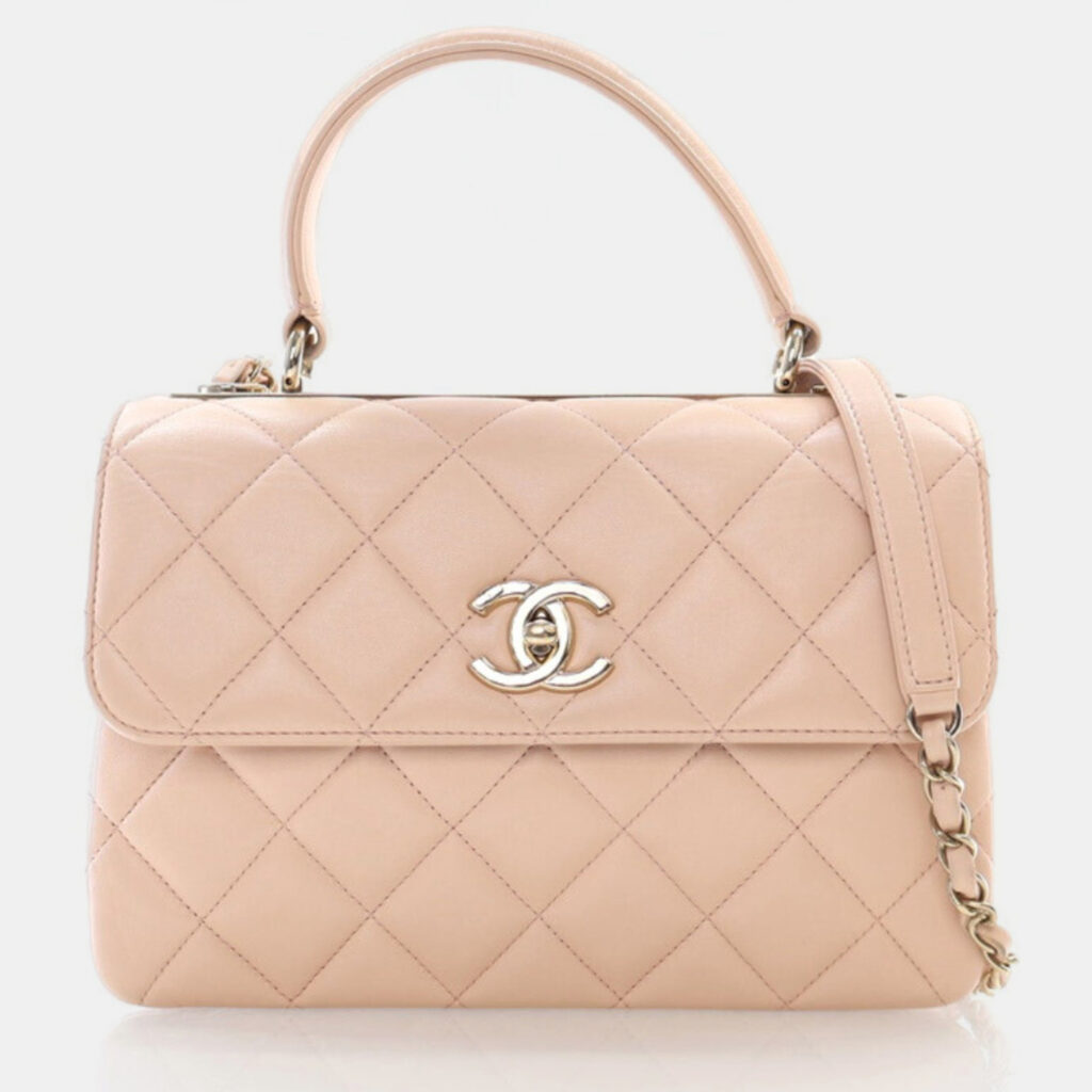 luxury-women-chanel-used-handbags-p1169509-006 Chanel Trendy CC Small Pink Lambskin Shoulder Bag