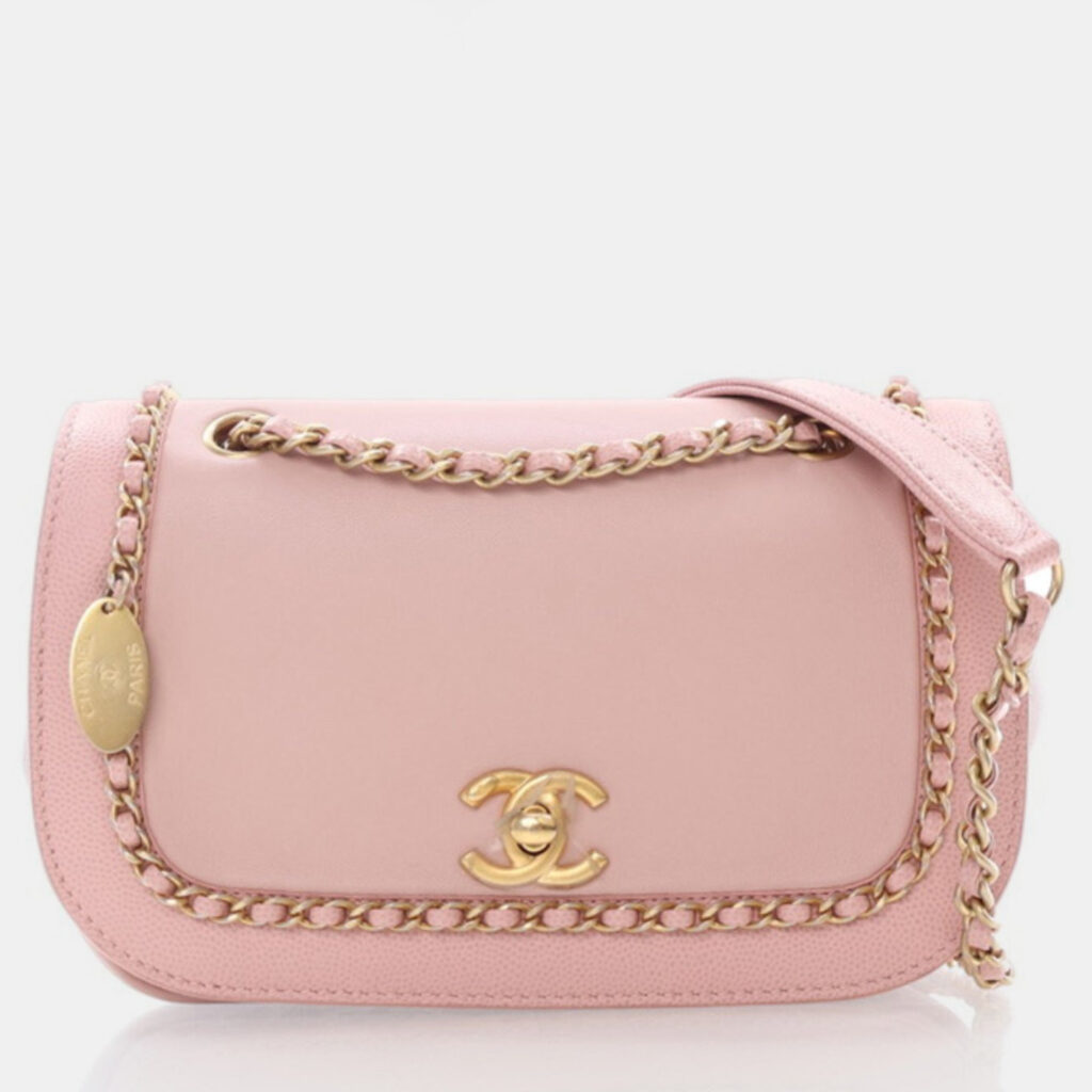 luxury-women-chanel-used-handbags-p1169575-013 Chanel Charm Mini Pink Caviar Bag