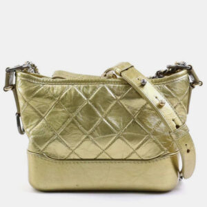 Chanel  Leather Small Gabrielle Shoulder Bags