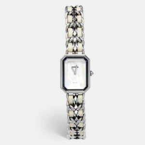 Chanel Mother of Pearl Stainless Steel Leather Premiere H1639 Women's Wristwatch 20mm