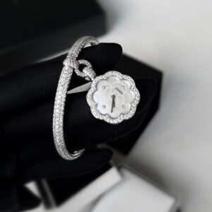 Chanel Silver Diamond Ceramic J2411 Quartz Women's Wristwatch 23 mm