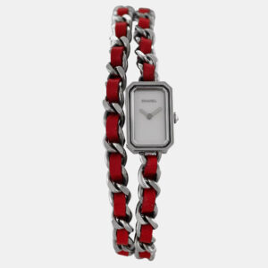 Chanel Silver Stainless Steel Premiere H5313 Quartz Women's Wristwatch 16 mm