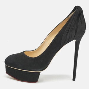 Prada Black Satin Square Toe Platform Ankle Strap Sandals Size 38.5