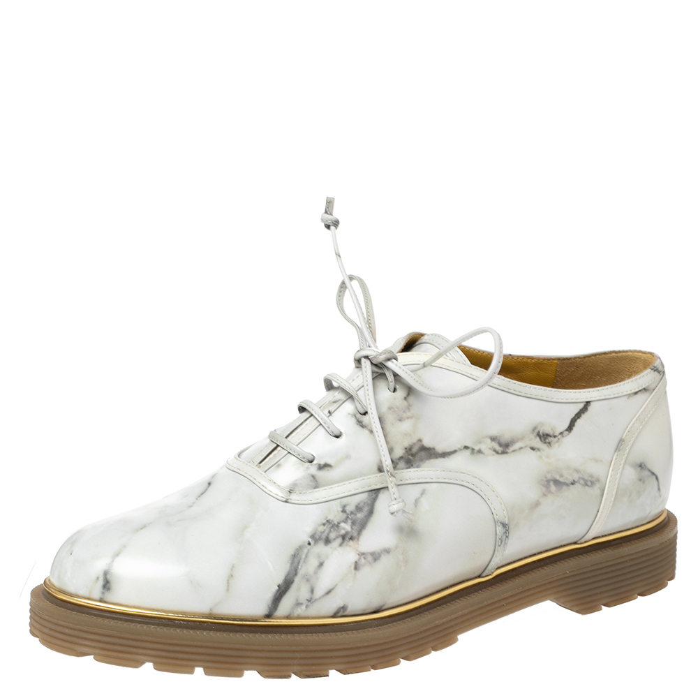 luxury-women-charlotte-olympia-used-shoes-p495168-001 Charlotte Olympia Grey Leather Stephania Oxford Size 38