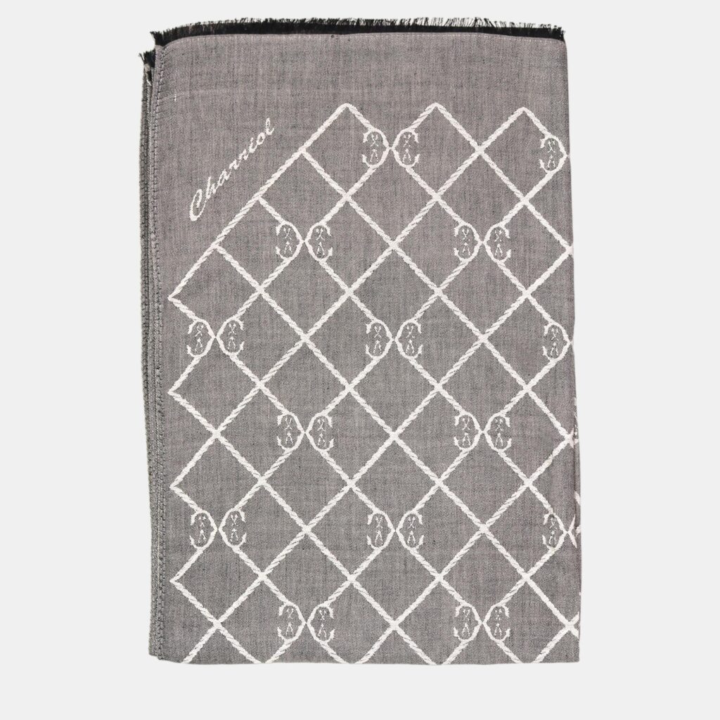 luxury-women-charriol-new-accessories-p887306-001 Charriol Black & Grey Scarf