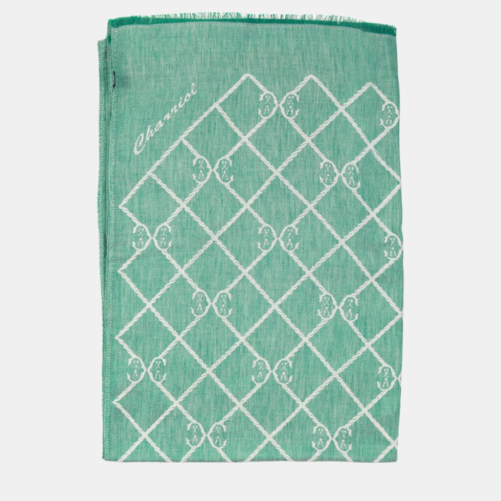 luxury-women-charriol-new-accessories-p887309-001 Charriol Green & Grey Scarf