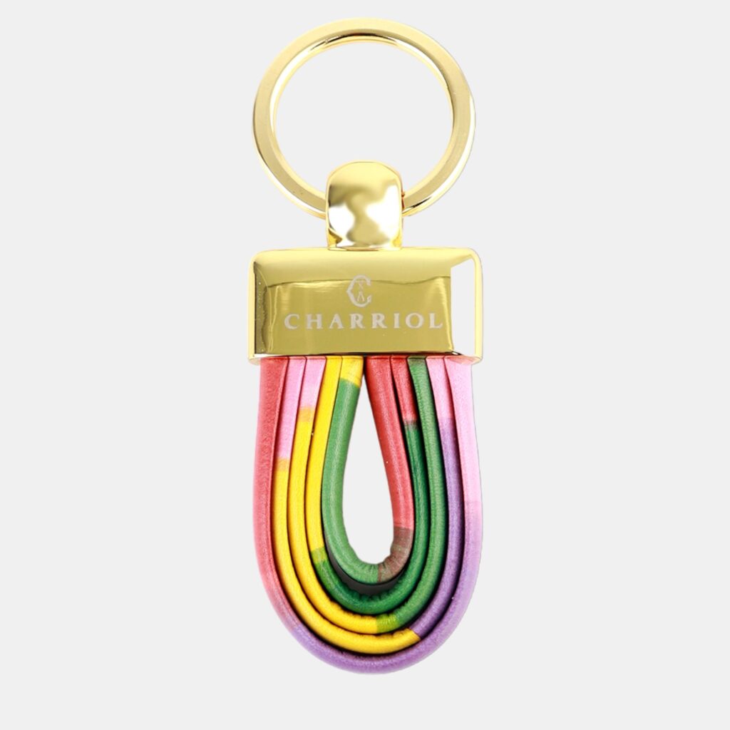 luxury-women-charriol-new-accessories-p887325-001 Charriol Multicolored Leather Key Chain