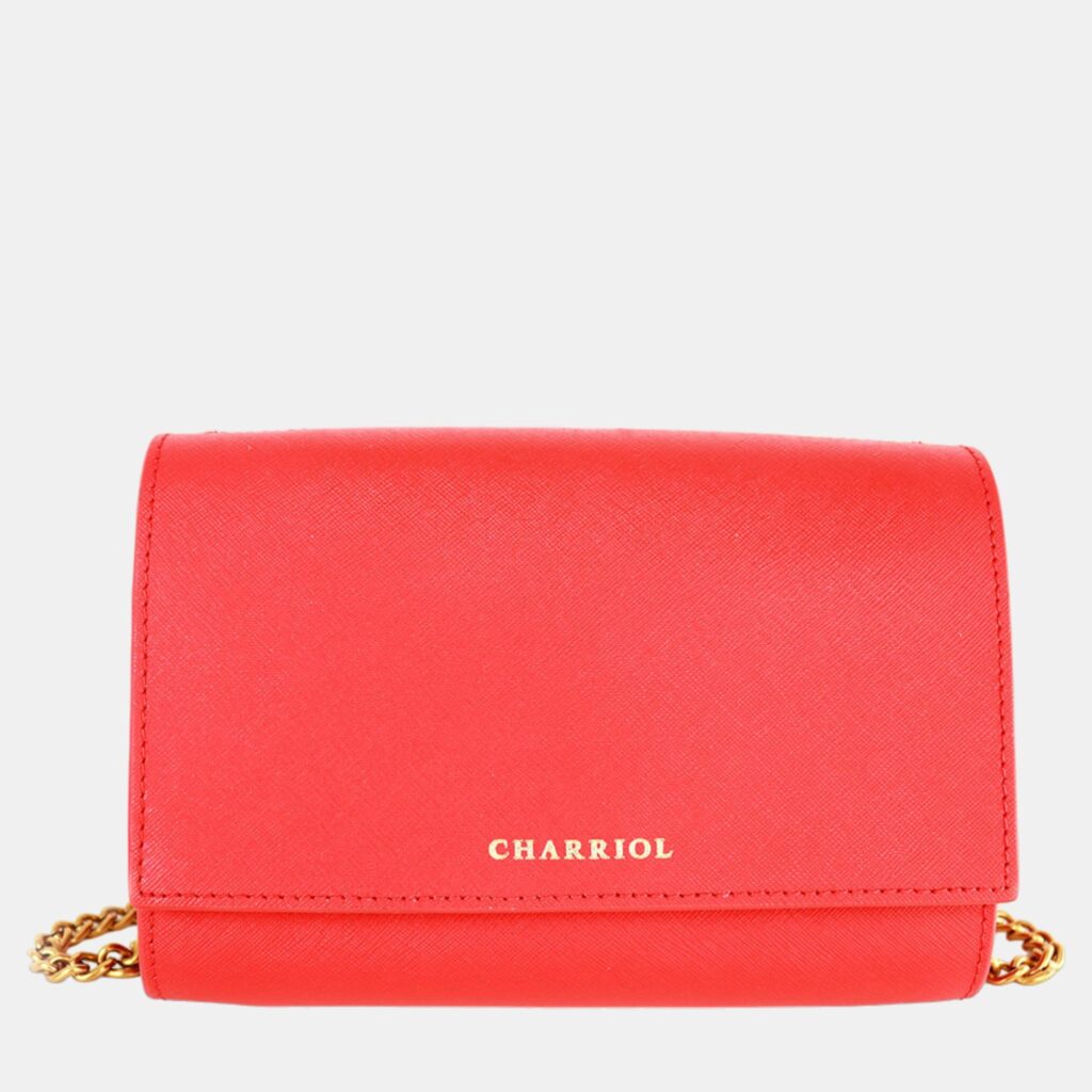 luxury-women-charriol-new-handbags-p1126813-004 Charriol Red Leather Chameleon Crossbody bag