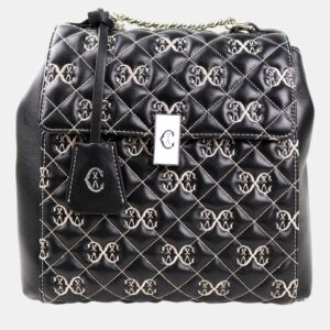 Charriol Black/Beige Leather Le Reve Backpack