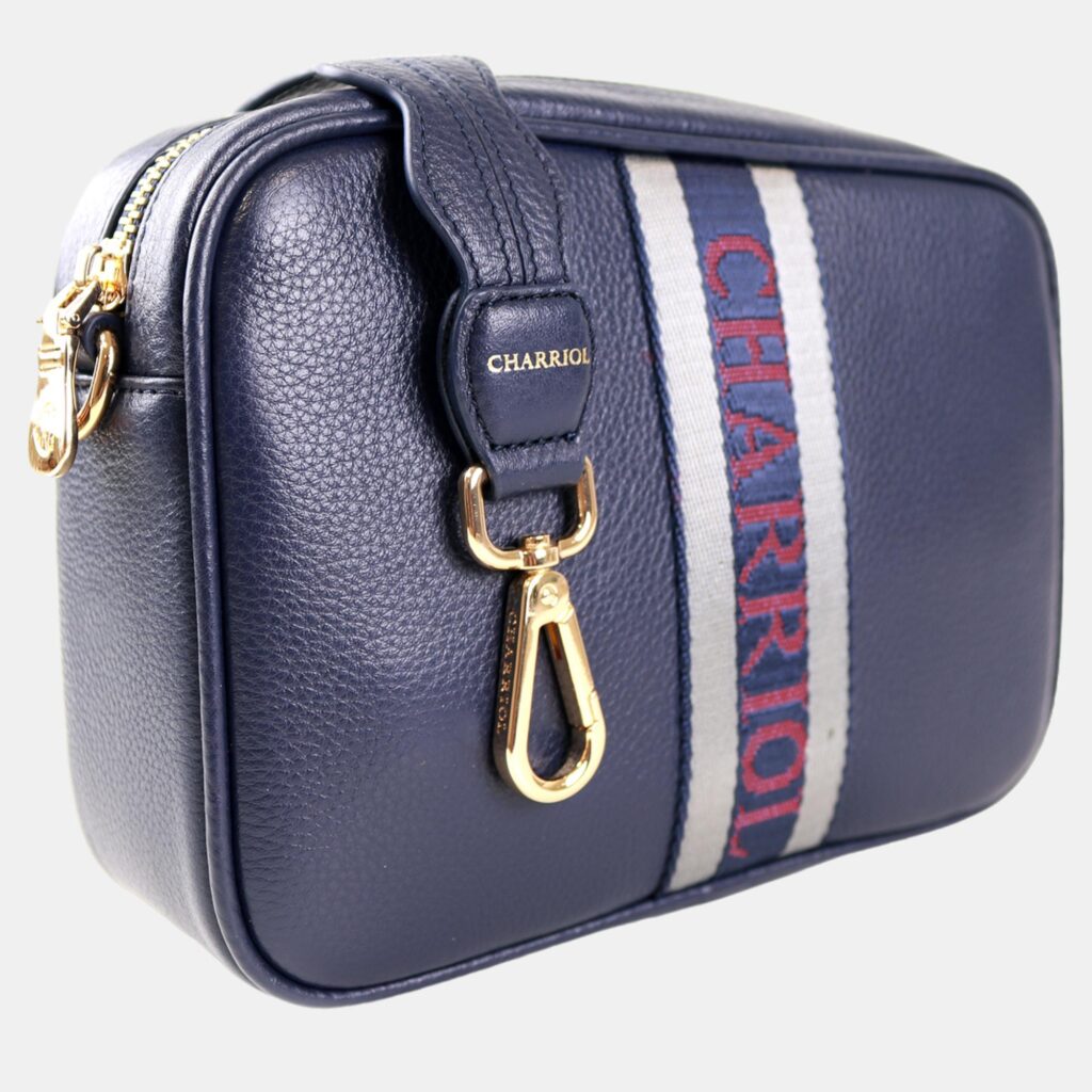 luxury-women-charriol-new-handbags-p1126824-001 Charriol Dark Blue Leather Deauville Crossbody bag