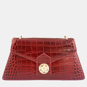 Charriol Bordeaux Leather Laetitia Crossbody bag