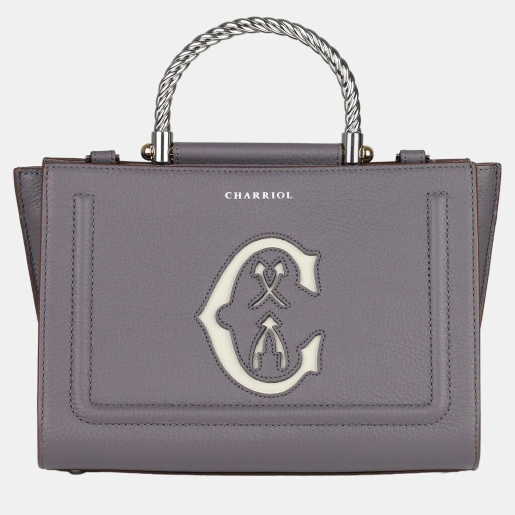 luxury-women-charriol-new-handbags-p887055-002 Charriol Storm Grey Leather MARIE OLGA Handbag