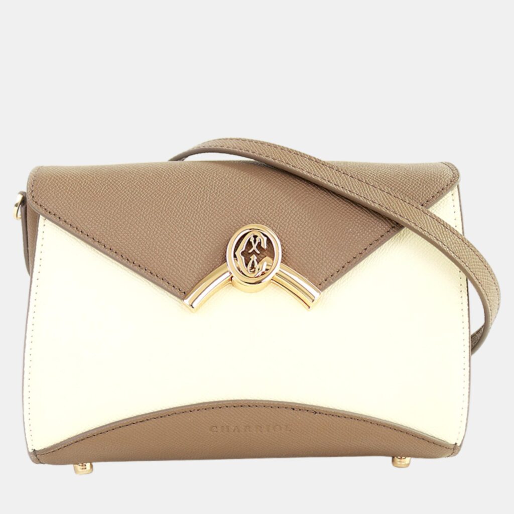 luxury-women-charriol-new-handbags-p887084-002 Charriol Taupe/Beige Leather Coralie Malia Handbag