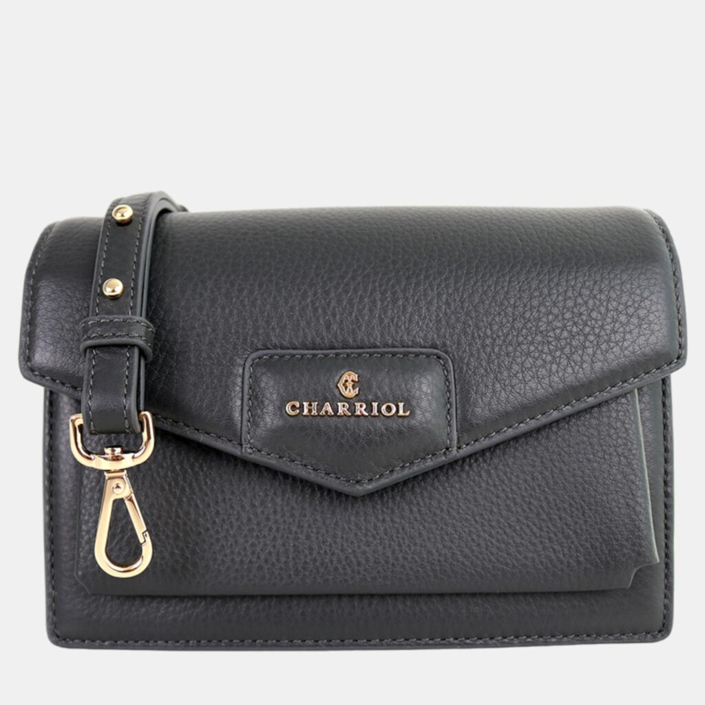 luxury-women-charriol-new-handbags-p887095-001 Charriol Deep Grey Leather Twilight Handbag