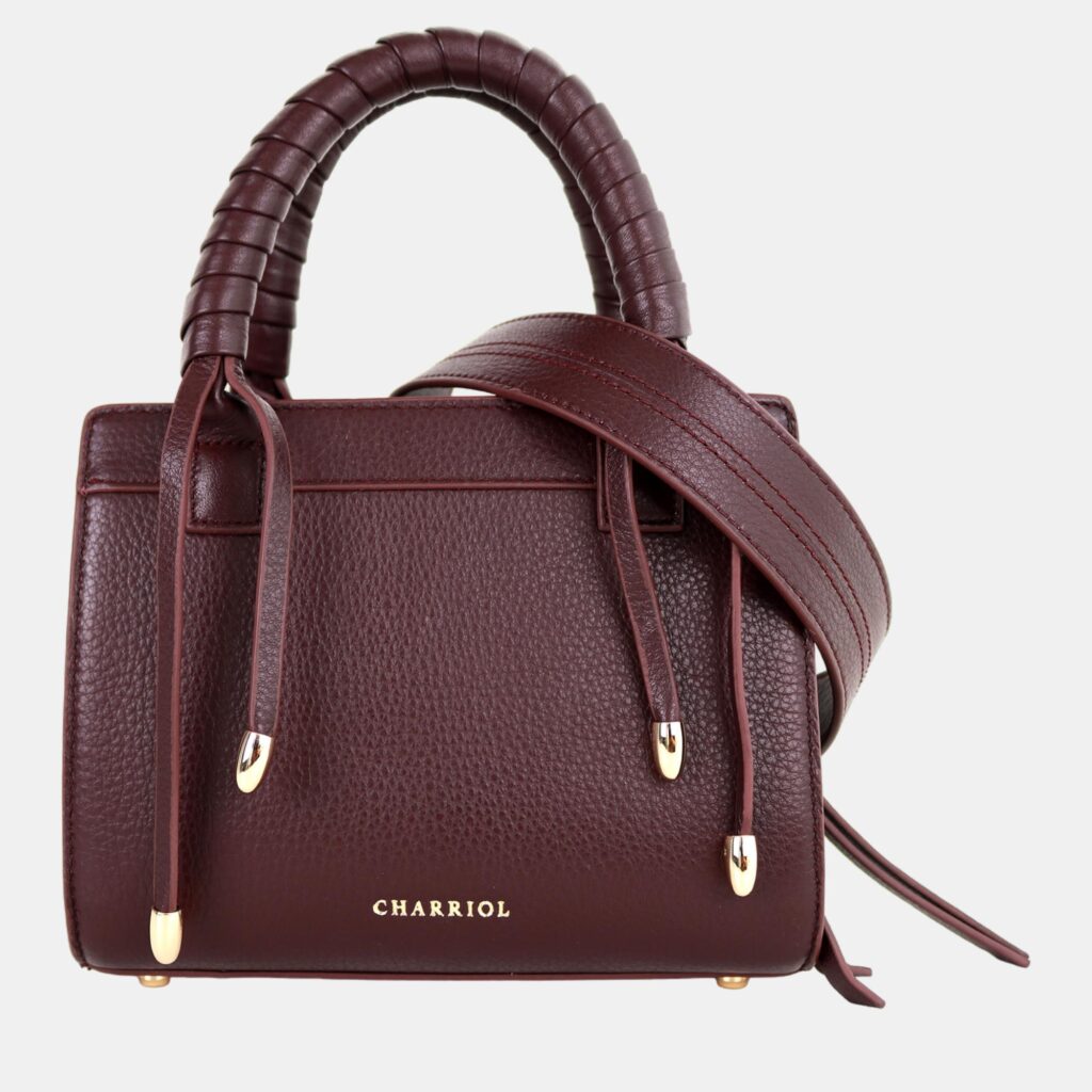 luxury-women-charriol-new-handbags-p887100-001 Charriol Chocolate Leather Forever Handbag