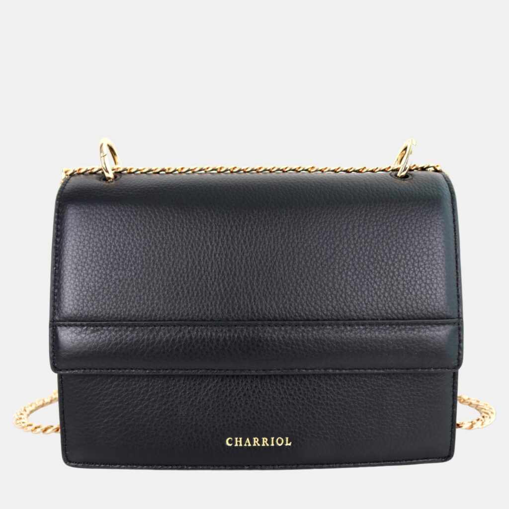luxury-women-charriol-new-handbags-p887102-002 Charriol Black Leather Forever Handbag