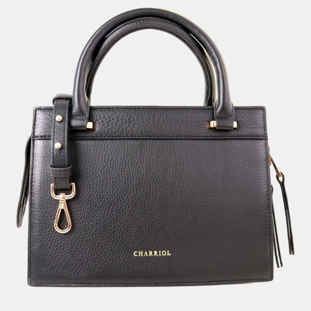 luxury-women-charriol-new-handbags-p887106-002 Charriol Black Leather Forever Handbag