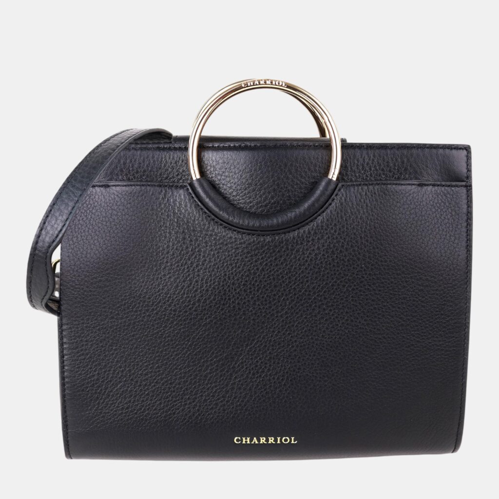 luxury-women-charriol-new-handbags-p887122-004 Charriol Black/Light Brown Leather Forever Handbag