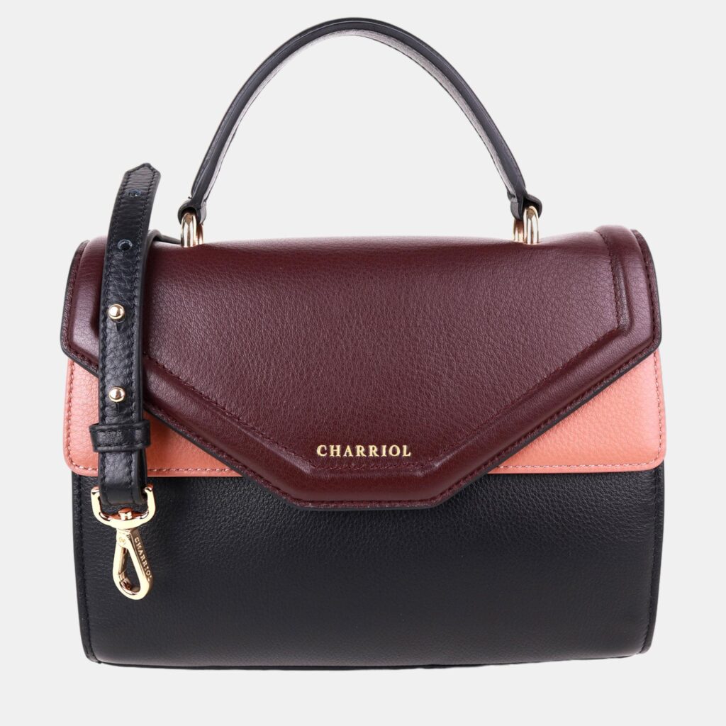 luxury-women-charriol-new-handbags-p887125-002 Charriol Black/Light Brown Leather Forever Handbag