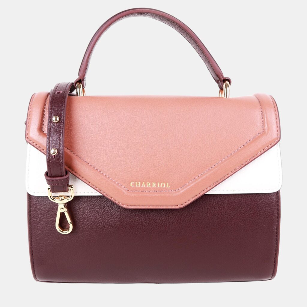 luxury-women-charriol-new-handbags-p887126-002 Charriol Chocolate/Off White Leather Forever Handbag
