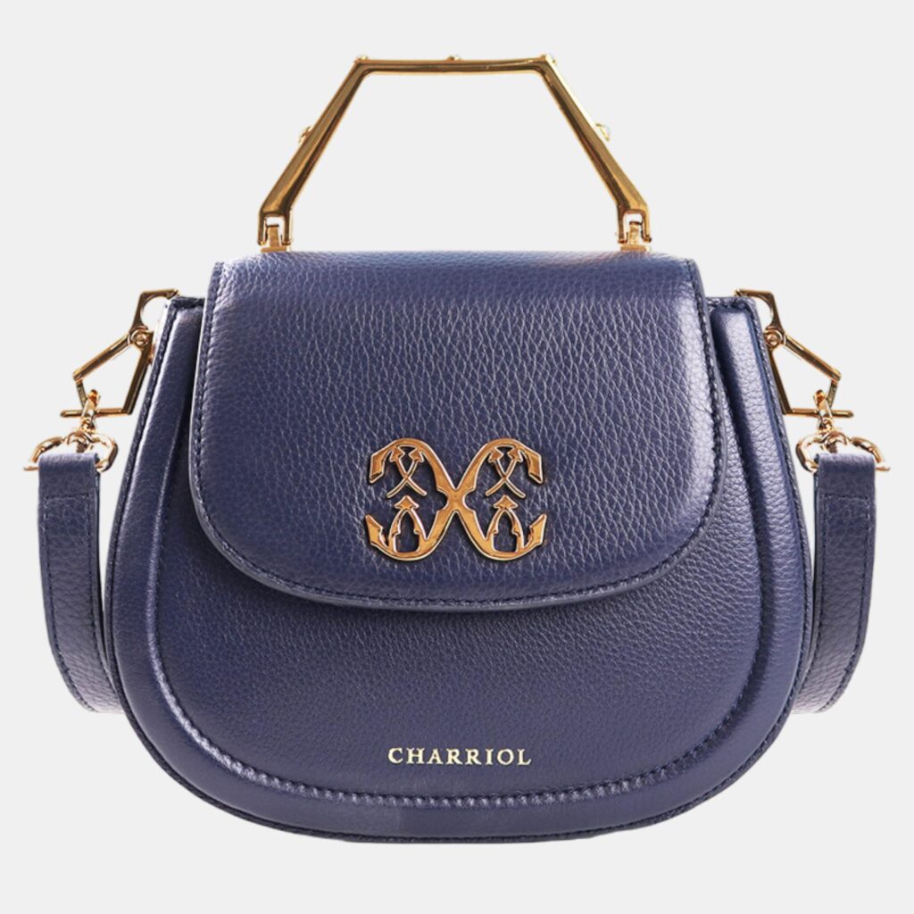 luxury-women-charriol-new-handbags-p887174-002 Charriol Dark blue Leather MARIE OLGA Handbag