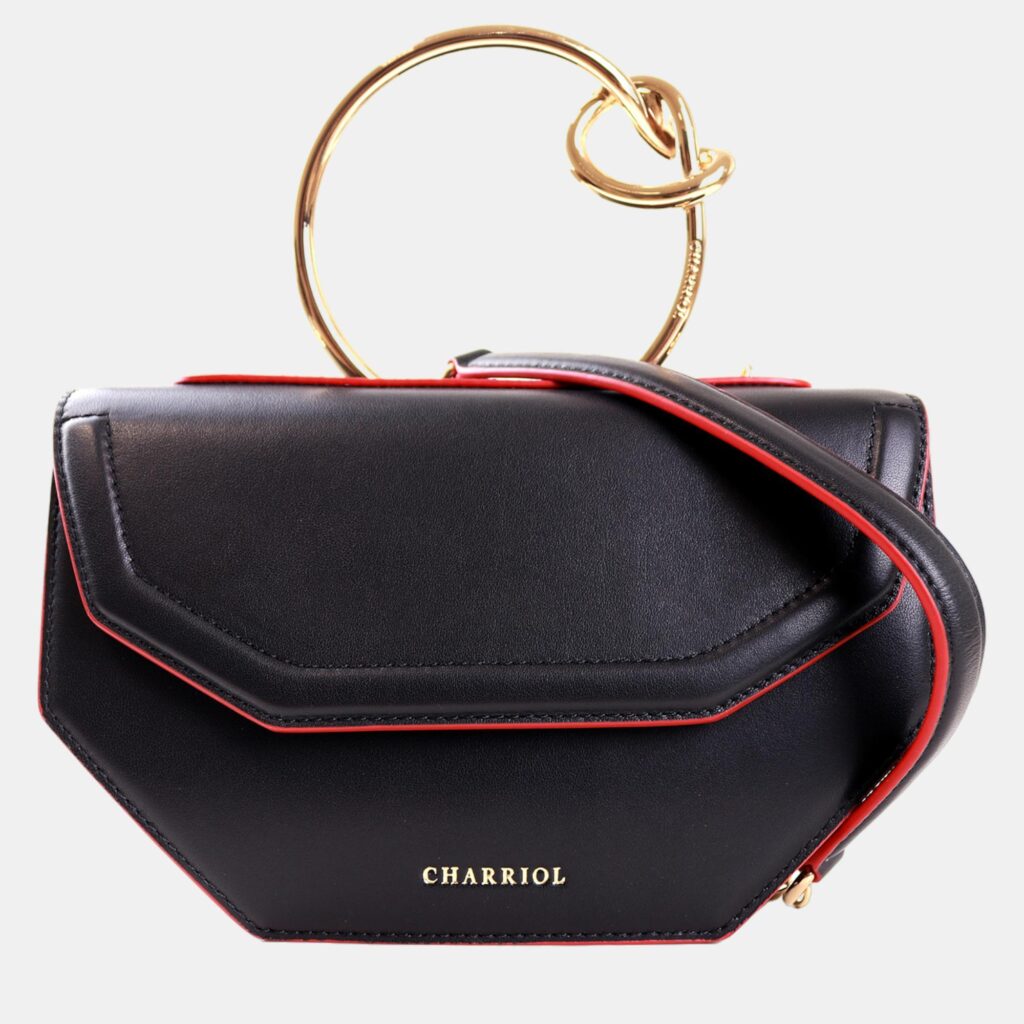 luxury-women-charriol-new-handbags-p887175-001 Charriol Black Leather ZENITUDE Handbag