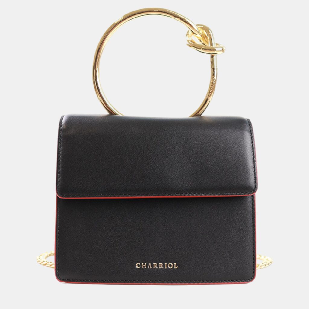 luxury-women-charriol-new-handbags-p887181-002 Charriol Black Leather ZENITUDE Handbag