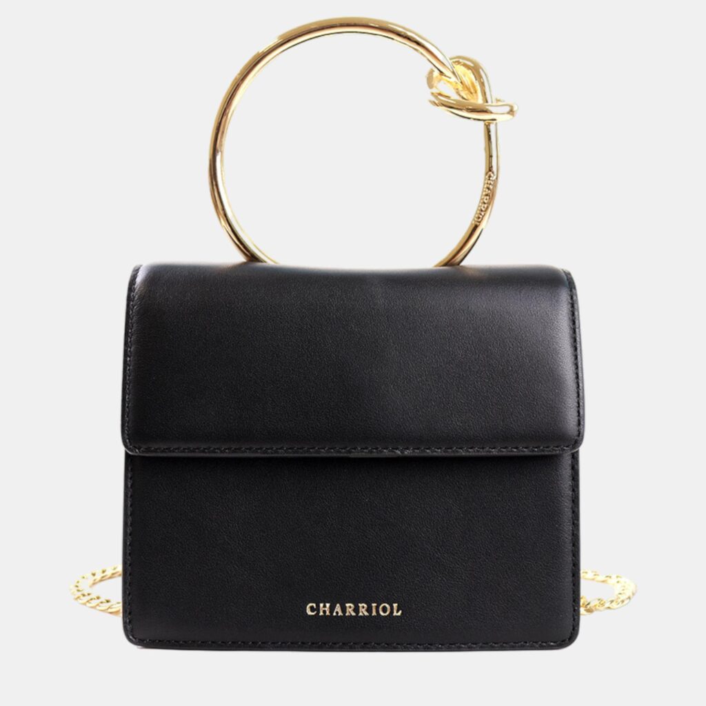 luxury-women-charriol-new-handbags-p887183-001 Charriol Black Leather ZENITUDE Handbag