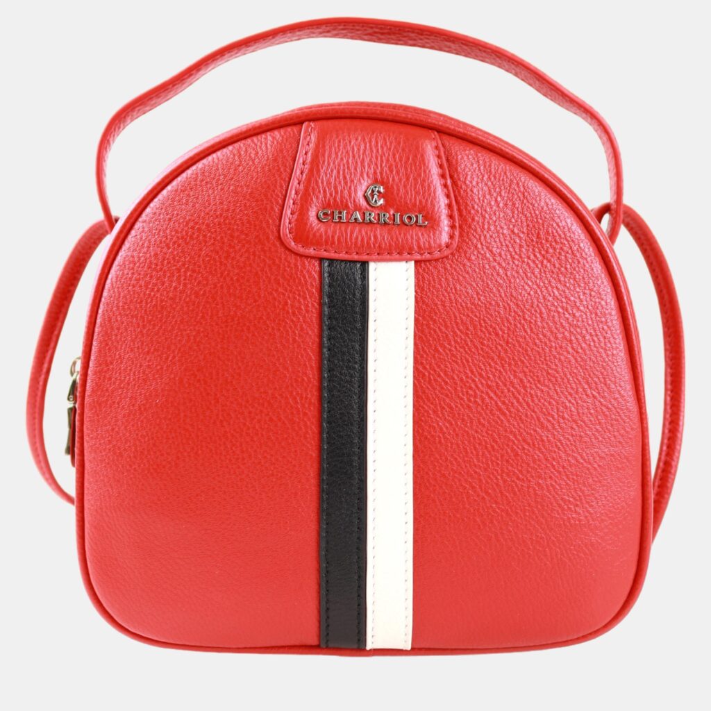 luxury-women-charriol-new-handbags-p887189-002 Charriol Red Leather Conic Handbag