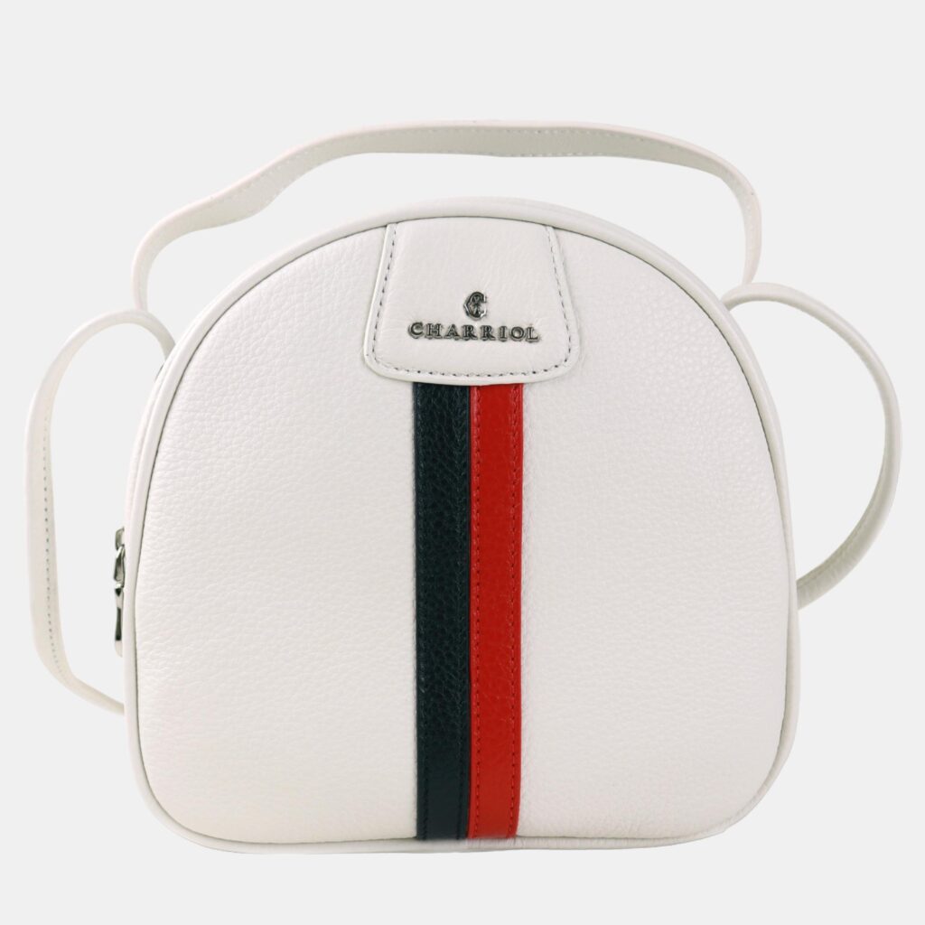 luxury-women-charriol-new-handbags-p887190-002 Charriol White Leather Conic Handbag