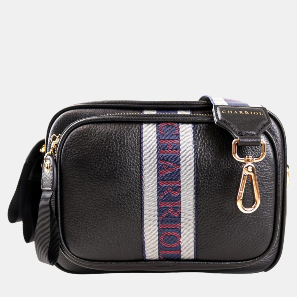 luxury-women-charriol-new-handbags-p887194-001 Charriol Black Leather Deauville Crossbody