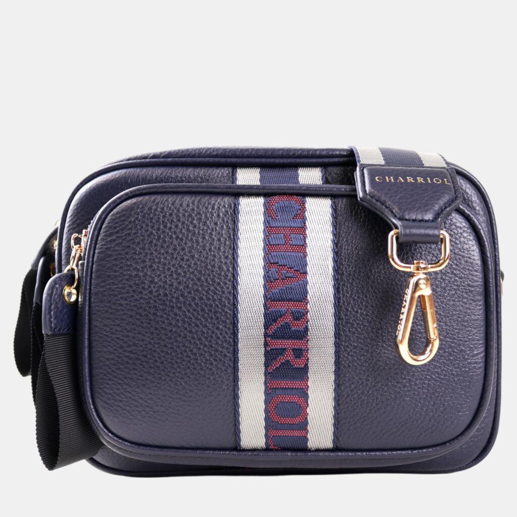 luxury-women-charriol-new-handbags-p887197-001 Charriol Dark Blue Leather Deauville Crossbody