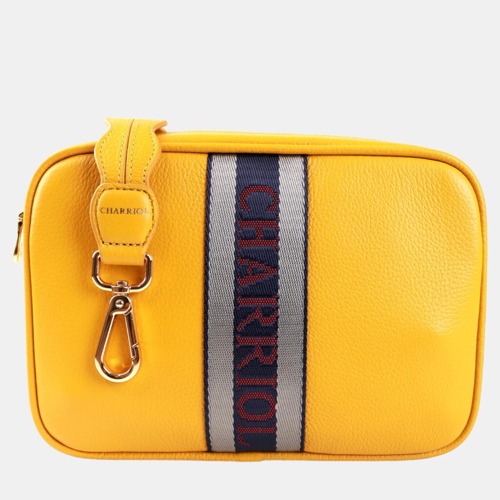 luxury-women-charriol-new-handbags-p887209-002 Charriol Yellow Leather Deauville Crossbody