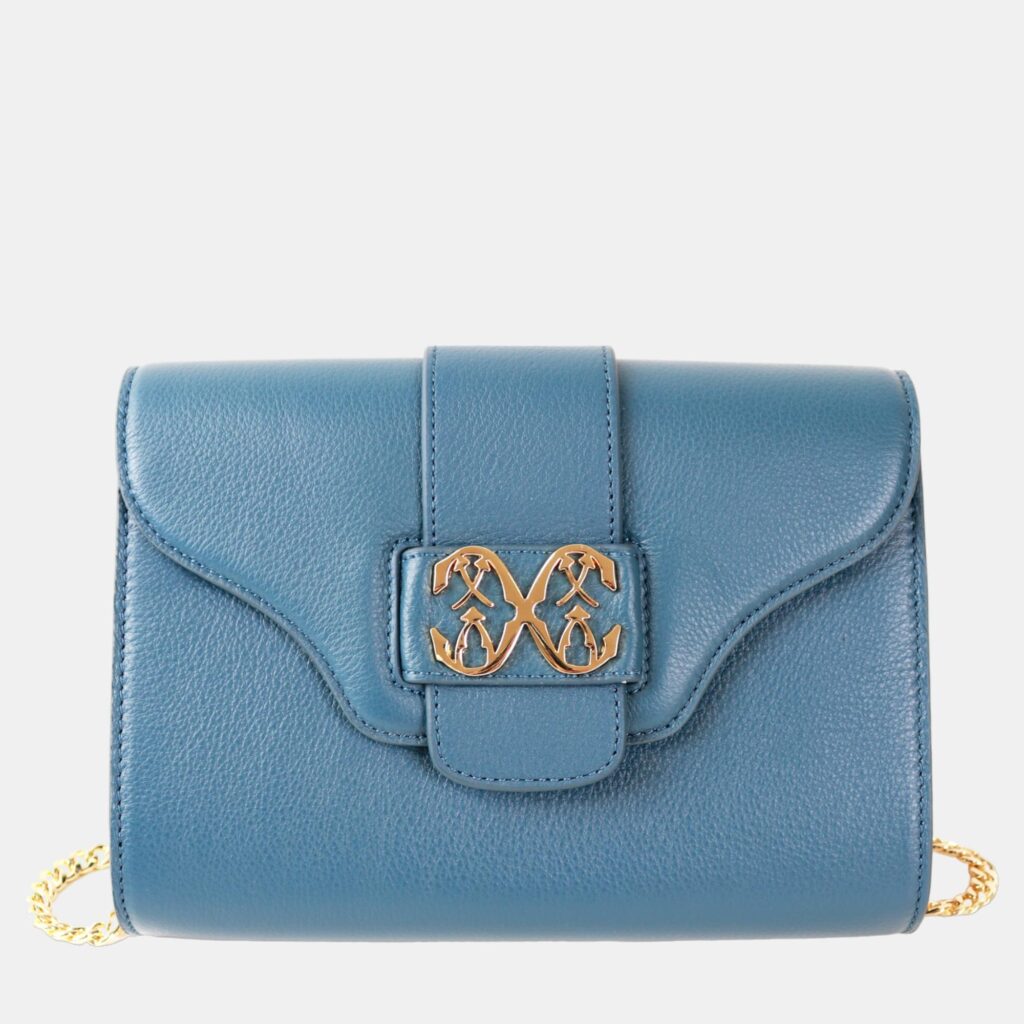 luxury-women-charriol-new-handbags-p887222-002 Charriol Bluish Green Leather MARIE OLGA Crossbody