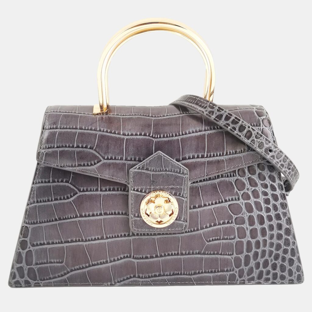luxury-women-charriol-new-handbags-p887241-001 Charriol Grey Leather Laetitia Crossbody