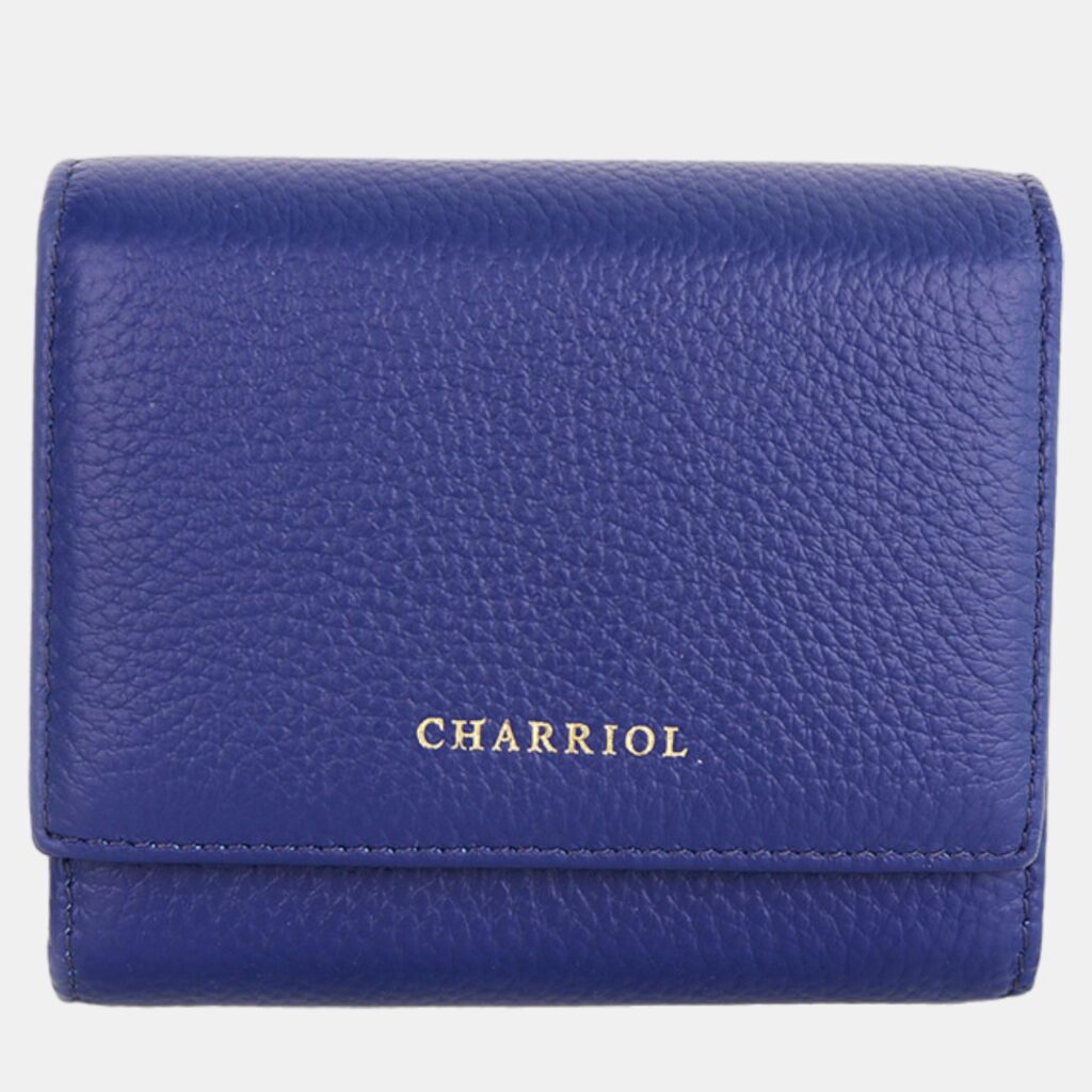 luxury-women-charriol-new-handbags-p887282-001 Charriol Navy blue Leather Wallet