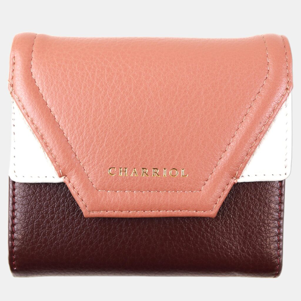 luxury-women-charriol-new-handbags-p887289-001 Charriol Wine/Cream Leather Forever Wallet